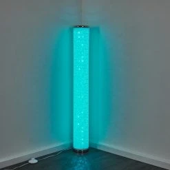 Hofstein Tumba Stehleuchte LED Weiß, 1-flammig, Fernbedienung, Farbwechsler -LED Leuchten Verkäufe 2022 tumba stehleuchte h3307328 24