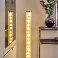 Hofstein Tumurora Stehleuchte LED Chrom, 1-flammig, Fernbedienung -LED Leuchten Verkäufe 2022 tumurora stehleuchte h3392980 6