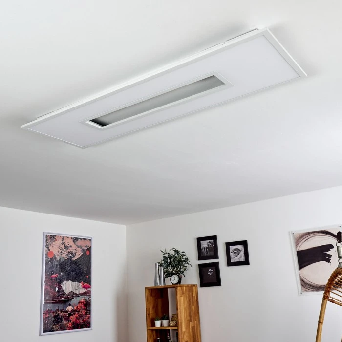 Hofstein Turbala LED Panel Weiß, 1-flammig, Fernbedienung, Farbwechsler 12 Hofstein Turbala LED Panel Weiß, 1-flammig, Fernbedienung, Farbwechsler – Bild 12