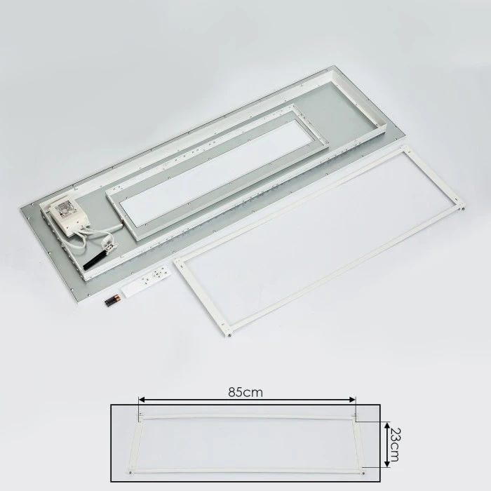 Hofstein Turbala LED Panel Weiß, 1-flammig, Fernbedienung, Farbwechsler 5 Hofstein Turbala LED Panel Weiß, 1-flammig, Fernbedienung, Farbwechsler – Bild 5