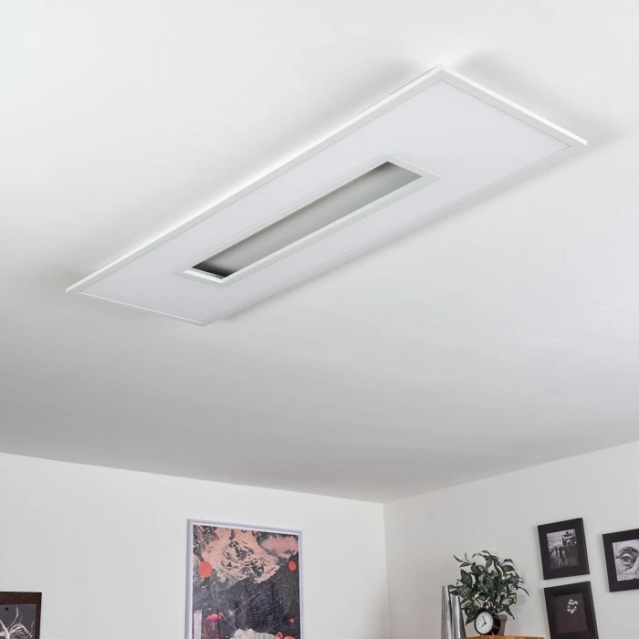 Hofstein Turbala LED Panel Weiß, 1-flammig, Fernbedienung, Farbwechsler 8 Hofstein Turbala LED Panel Weiß, 1-flammig, Fernbedienung, Farbwechsler – Bild 8