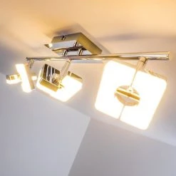 Hofstein Turin Deckenspot LED Chrom, 3-flammig