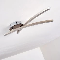 Hofstein Tusula Deckenleuchte LED Nickel-Matt, 2-flammig -LED Leuchten Verkäufe 2022 tusula deckenleuchte h3274347 19