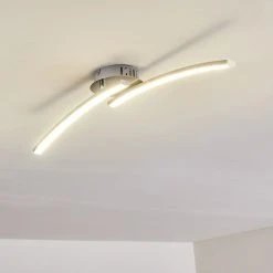 Hofstein Tusula Deckenleuchte LED Nickel-Matt, 2-flammig -LED Leuchten Verkäufe 2022 tusula deckenleuchte h3274347 22