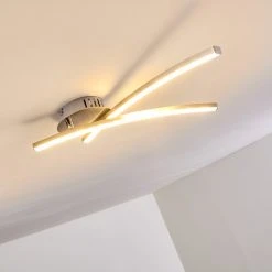 Hofstein Tusula Deckenleuchte LED Nickel-Matt, 2-flammig -LED Leuchten Verkäufe 2022 tusula deckenleuchte h3274347 4