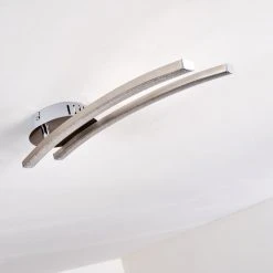 Hofstein Tusula Deckenleuchte LED Nickel-Matt, 2-flammig -LED Leuchten Verkäufe 2022 tusula deckenleuchte h3274347 5