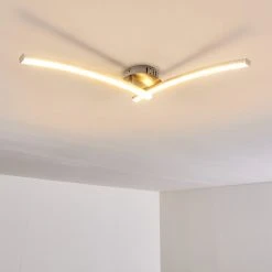 Hofstein Tusula Deckenleuchte LED Nickel-Matt, 2-flammig -LED Leuchten Verkäufe 2022 tusula deckenleuchte h3274347 7