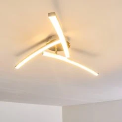 Hofstein Tusula Deckenleuchte LED Edelstahl, 3-flammig 26 Hofstein Tusula Deckenleuchte LED Edelstahl, 3-flammig -LED Leuchten Verkäufe 2022 tusula deckenleuchte h3274361 2