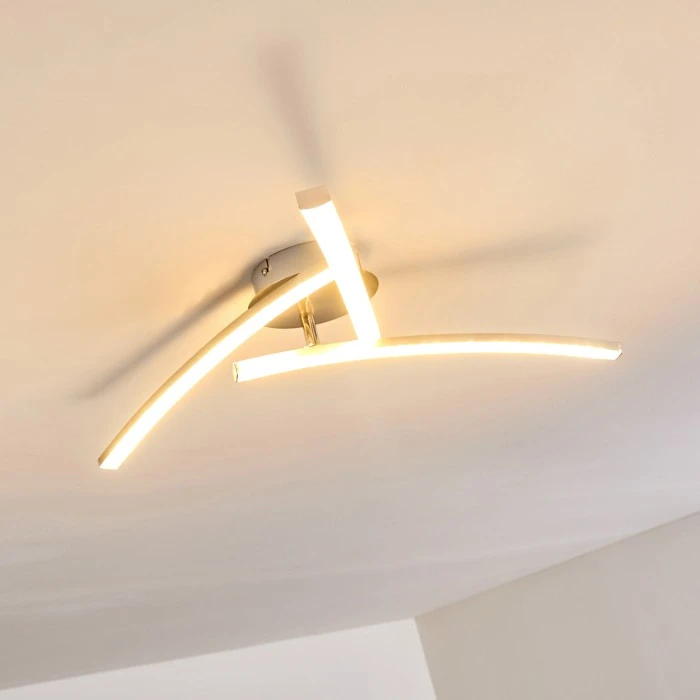 Hofstein Tusula Deckenleuchte LED Edelstahl, 3-flammig 21 Hofstein Tusula Deckenleuchte LED Edelstahl, 3-flammig – Bild 21