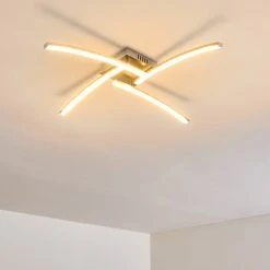 Hofstein Tusula Deckenleuchte LED Nickel-Matt, 4-flammig -LED Leuchten Verkäufe 2022 tusula deckenleuchte h3274385 13