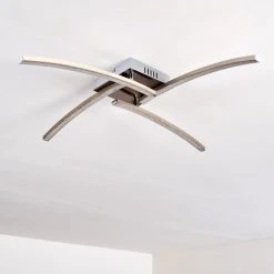 Hofstein Tusula Deckenleuchte LED Nickel-Matt, 4-flammig -LED Leuchten Verkäufe 2022 tusula deckenleuchte h3274385 21