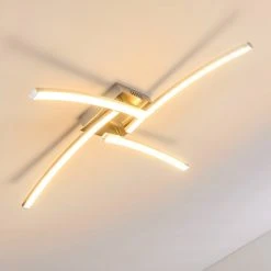 Hofstein Tusula Deckenleuchte LED Nickel-Matt, 4-flammig -LED Leuchten Verkäufe 2022 tusula deckenleuchte h3274385 7