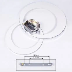 Hofstein Tuzik Deckenleuchte LED Chrom, 1-flammig -LED Leuchten Verkäufe 2022 tuzik deckenleuchte h3416686 4