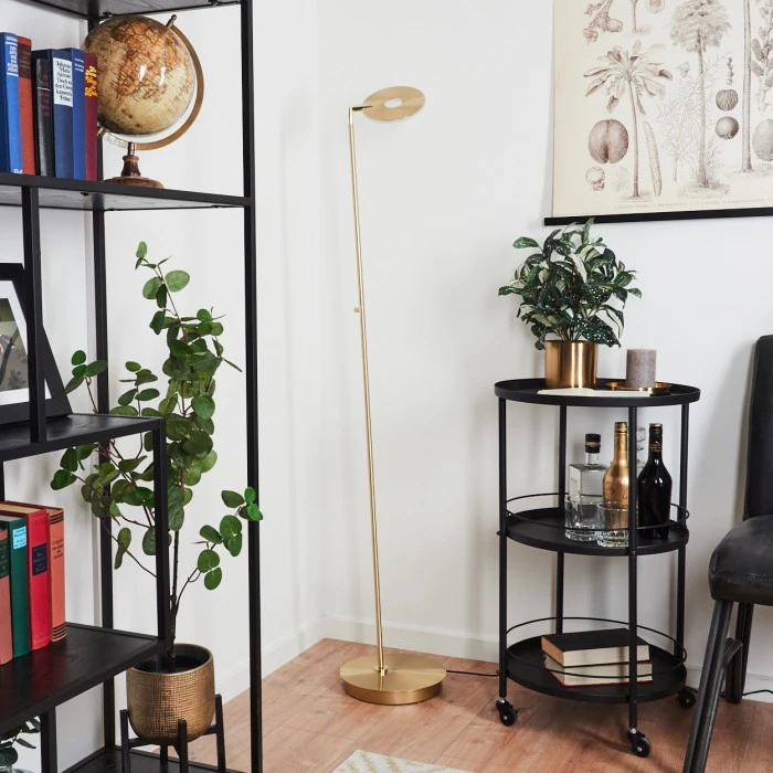 Hofstein Umag Stehleuchte LED Messing, 1-flammig 12 Hofstein Umag Stehleuchte LED Messing, 1-flammig – Bild 12