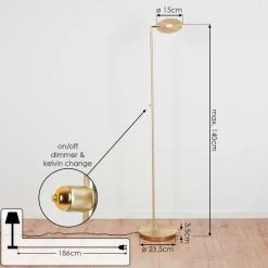 Hofstein Umag Stehleuchte LED Messing, 1-flammig 15 Hofstein Umag Stehleuchte LED Messing, 1-flammig -LED Leuchten Verkäufe 2022 umag stehleuchte h3334904 3