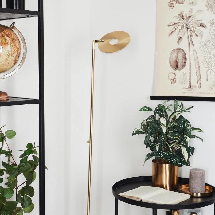 Hofstein Umag Stehleuchte LED Messing, 1-flammig 10 Hofstein Umag Stehleuchte LED Messing, 1-flammig – Bild 10