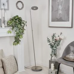 Hofstein Umag Stehleuchte LED Nickel-Matt, Chrom, 1-flammig -LED Leuchten Verkäufe 2022 umag stehleuchte h3551721 9