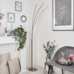 Hofstein Uttorp Stehleuchte LED Nickel-Matt, 3-flammig -LED Leuchten Verkäufe 2022 uttorp stehleuchte h3552407 8