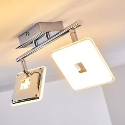 Hofstein Vallorbe Deckenleuchte LED Chrom, 2-flammig -LED Leuchten Verkäufe 2022 vallorbe deckenleuchte h3270059 do1 2