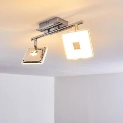 Hofstein Vallorbe Deckenleuchte LED Chrom, 2-flammig -LED Leuchten Verkäufe 2022 vallorbe deckenleuchte h3270059 do1 7