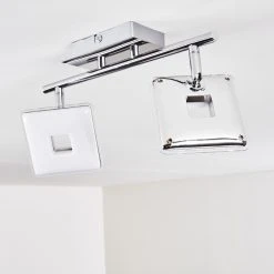 Hofstein Vallorbe Deckenleuchte LED Chrom, 2-flammig -LED Leuchten Verkäufe 2022 vallorbe deckenleuchte h3270059 do1 8