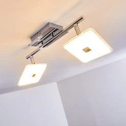 Hofstein Vallorbe Deckenleuchte LED Chrom, 2-flammig -LED Leuchten Verkäufe 2022 vallorbe deckenleuchte h3270059 do1 9