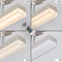 Hofstein Vehkala Deckenleuchte LED Nickel-Matt, Chrom, 4-flammig, Fernbedienung, Farbwechsler 14 Hofstein Vehkala Deckenleuchte LED Nickel-Matt, Chrom, 4-flammig, Fernbedienung, Farbwechsler -LED Leuchten Verkäufe 2022 vehkala deckenleuchte h3580172 2
