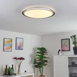 Hofstein Vejle Deckenpanel LED Weiß, 2-flammig, Farbwechsler -LED Leuchten Verkäufe 2022 vejle deckenpanel h3372005 7