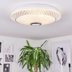 Hofstein Venice Deckenleuchte LED Weiß, 1-flammig, Fernbedienung -LED Leuchten Verkäufe 2022 venice deckenleuchte h3447284 6