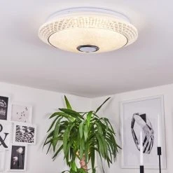 Hofstein Venice Deckenleuchte LED Weiß, 1-flammig, Fernbedienung -LED Leuchten Verkäufe 2022 venice deckenleuchte h3447284 9