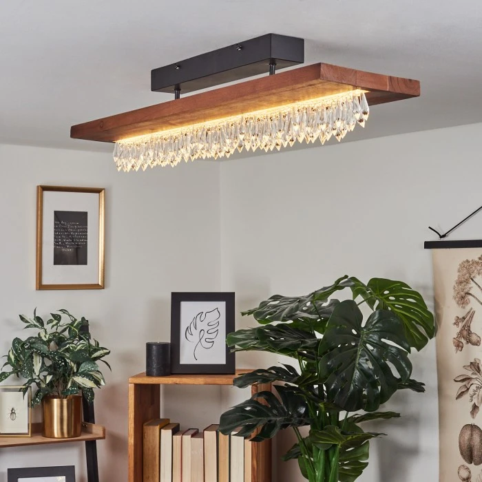 Hofstein Versoix Deckenleuchte LED Schwarz, 1-flammig 1 Hofstein Versoix Deckenleuchte LED Schwarz, 1-flammig