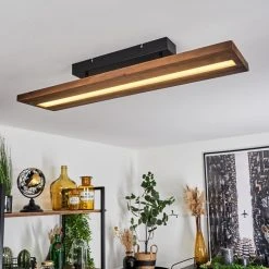 Hofstein Versoix Deckenleuchte LED Schwarz, 1-flammig