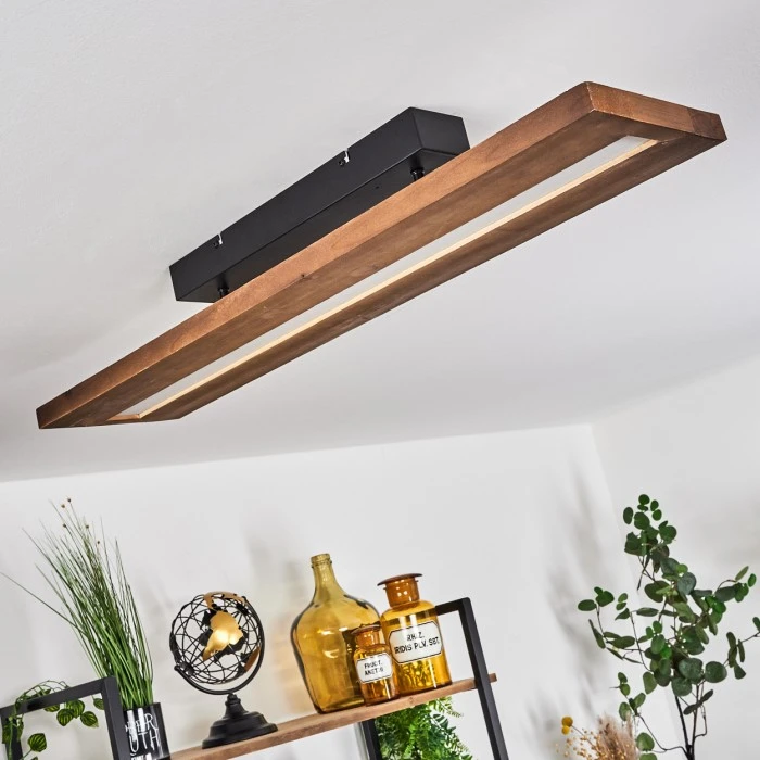 Hofstein Versoix Deckenleuchte LED Schwarz, 1-flammig 2 Hofstein Versoix Deckenleuchte LED Schwarz, 1-flammig – Bild 2