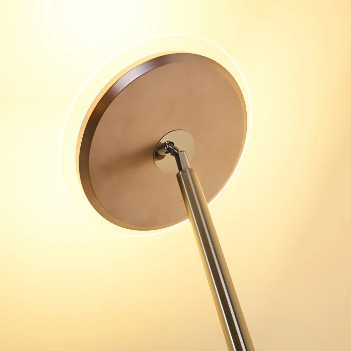 Hofstein Veteli Deckenfluter LED Nickel-Matt, Chrom, 2-flammig 12 Hofstein Veteli Deckenfluter LED Nickel-Matt, Chrom, 2-flammig – Bild 12