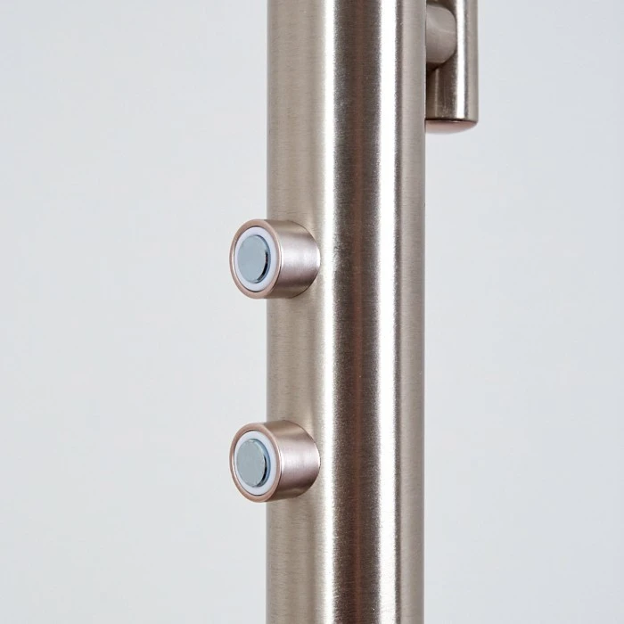 Hofstein Veteli Deckenfluter LED Nickel-Matt, Chrom, 2-flammig 18 Hofstein Veteli Deckenfluter LED Nickel-Matt, Chrom, 2-flammig – Bild 18