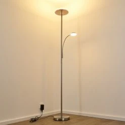 Hofstein Veteli Deckenfluter LED Nickel-Matt, Chrom, 2-flammig 22 Hofstein Veteli Deckenfluter LED Nickel-Matt, Chrom, 2-flammig -LED Leuchten Verkäufe 2022 veteli deckenfluter h3080856 4