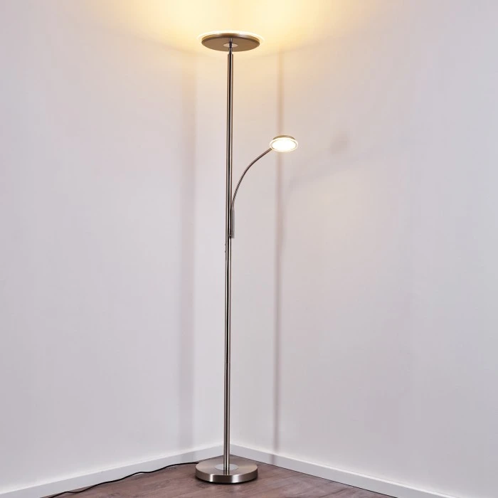 Hofstein Veteli Deckenfluter LED Weiß, 2-flammig 29 Hofstein Veteli Deckenfluter LED Weiß, 2-flammig – Bild 29