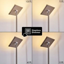 Hofstein Veteli Deckenfluter LED Edelstahl, 2-flammig -LED Leuchten Verkäufe 2022 veteli deckenfluter h3274576 3