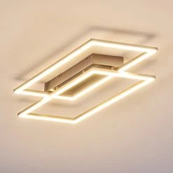 Hofstein Veyrier Deckenleuchte LED Stahl gebürstet, 2-flammig -LED Leuchten Verkäufe 2022 veyrier deckenleuchte h3269312 do1 10