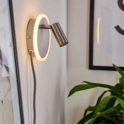 Hofstein Viata Wandleuchte LED Nickel-Matt, Grau, 2-flammig 22 Hofstein Viata Wandleuchte LED Nickel-Matt, Grau, 2-flammig -LED Leuchten Verkäufe 2022 viata wandleuchte h3456736 10