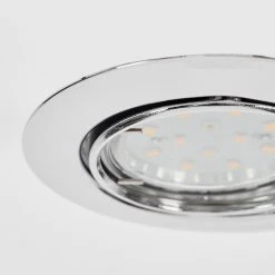 Hofstein Vibersviller Einbauleuchte LED Chrom, 1-flammig -LED Leuchten Verkäufe 2022 vibersviller einbauleuchte h3618929 9