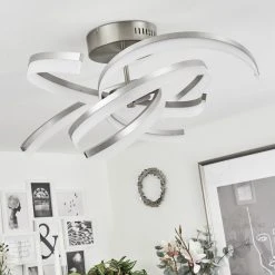 Hofstein Vignats Deckenleuchte LED Nickel-Matt, 4-flammig, Fernbedienung 15 Hofstein Vignats Deckenleuchte LED Nickel-Matt, 4-flammig, Fernbedienung -LED Leuchten Verkäufe 2022 vignats deckenleuchte h3650875 4