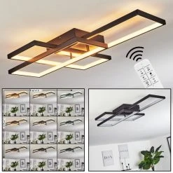 Hofstein Vilellot Deckenleuchte LED Schwarz, 1-flammig, Farbwechsler