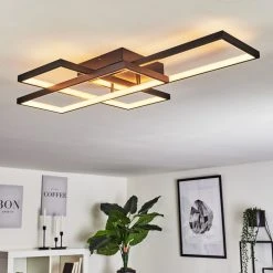 Hofstein Vilellot Deckenleuchte LED Schwarz, 1-flammig, Farbwechsler -LED Leuchten Verkäufe 2022 vilellot deckenleuchte h3457214 14