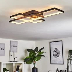 Hofstein Vilellot Deckenleuchte LED Schwarz, 1-flammig, Farbwechsler -LED Leuchten Verkäufe 2022 vilellot deckenleuchte h3457214 6