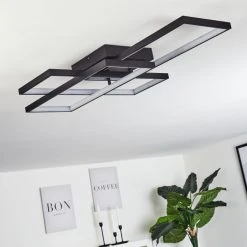 Hofstein Vilellot Deckenleuchte LED Schwarz, 1-flammig, Farbwechsler -LED Leuchten Verkäufe 2022 vilellot deckenleuchte h3457214 9