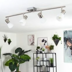 Hofstein Villaseca Deckenleuchte LED Nickel-Matt, 4-flammig -LED Leuchten Verkäufe 2022 villaseca deckenleuchte h3610404 11