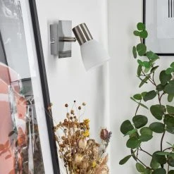 Hofstein Villaseca&nbsp; Wandleuchte LED Nickel-Matt, 1-flammig -LED Leuchten Verkäufe 2022 villaseca wandleuchte h3651636 11