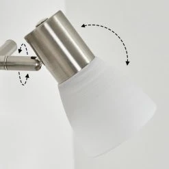 Hofstein Villaseca Wandleuchte LED Nickel-Matt, 2-flammig -LED Leuchten Verkäufe 2022 villaseca wandleuchte h3651650 5