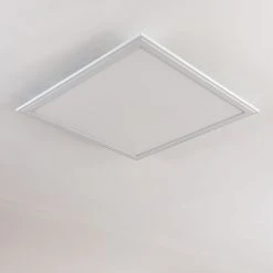 Hofstein Voisines Deckenpanel LED Weiß, 1-flammig, Fernbedienung, Farbwechsler -LED Leuchten Verkäufe 2022 voisines deckenpanel h3267738 do1 14